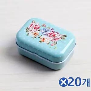 [하프클럽/]미니틴케이스 철제 원형 케이스 보관함 정리함 사각 수납케이스