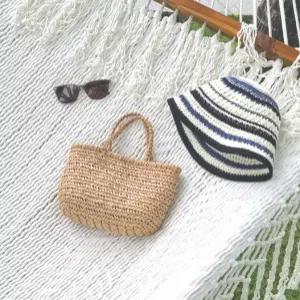 하비모먼트 DIY 라피아 드래곤백뜨기 패키지 영상 도안 헤링본 코바늘 가방 뜨기 뜨개질