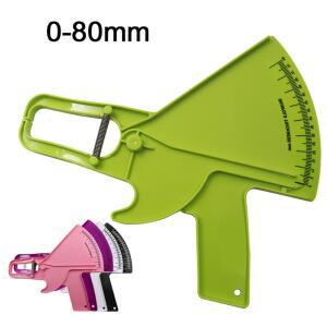 스킨폴드 켈리퍼 측정, 체지방 피부 두께 5 가지 80MM 1 0MM, 미니 게이지,