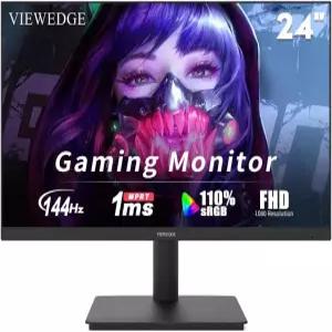24인치 게이밍 모니터 1080p 144Hz 110 sRGB의 IPS 1ms FHD 컴퓨터 블루라이트 필터 HDMI 및 VGA 포트 지원