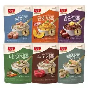 [동원]양반죽 420g 10개/쇠고기죽/야채죽/호박죽/단팥죽 외 선택[35983663]