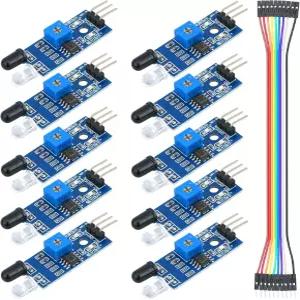 MTDELE IR 센서 적외선 감지 스위프 근접 모듈 Arduino 스마트카 로봇용 호환