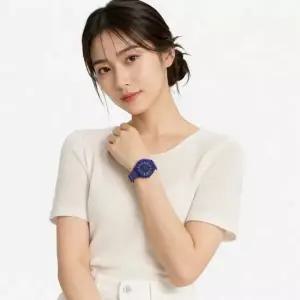 스와치 SS08N117 VERY JAZZY BERRY 공용 우레탄시계