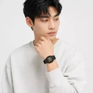 카시오 F-94WA-9HDG F-94WA-9) 디지털 스퀘어 빈티지 레트로 공용 우레탄시계