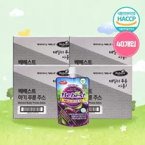 베베스트 아기 푸룬 주스 어린이 쥬스 음료 70ml 10입 4박스