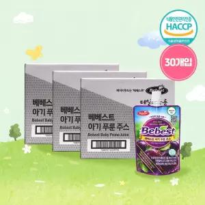 베베스트 아기 푸룬 주스 식이섬유 어린이 음료 70ml 10입 3박스