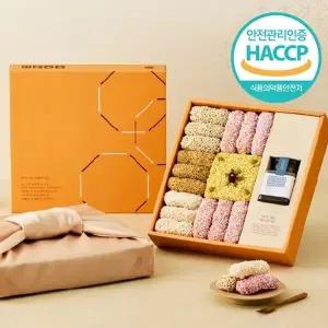 [웰굿]HACCP 강릉 명품 수제전통한과 조청 2단 선물세트(610g)