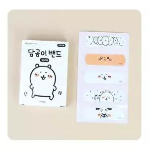 [콩심팥심]담곰이 밴드 캐릭터 일회용 퍼그 귀여운 농담곰 헤어 대용량 헤어끈