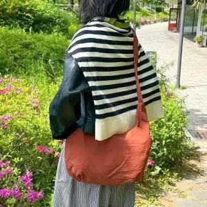 [다잇템]여자 데일리 캐주얼 반달 호보 빅 크로스백