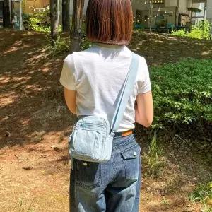 [다잇템]여자 여행용 실용적인 패브릭 미니 크로스백