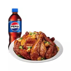 [또봉이통닭] 간장마늘통닭+음료500ml