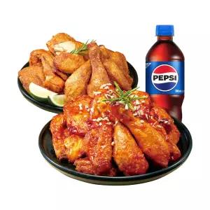 [또봉이통닭] 양념통닭+또봉이통닭+음료500ml