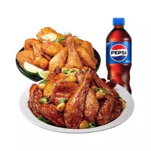 [또봉이통닭] 간장마늘통닭+또봉이통닭+음료500ml