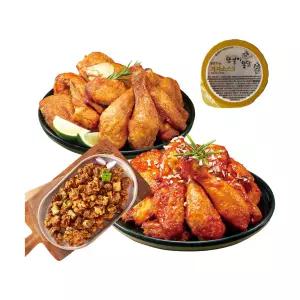 [또봉이통닭] 또봉이통닭+양념통닭+똥집튀김+소스