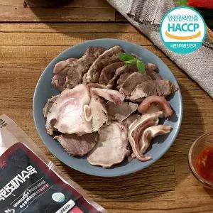 푸드맛남 슬라이스 돼지 수육 머릿고기뽈살 150g 1인분