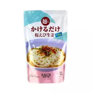 Kaldi 칼디 면에 뿌리면 끝 사쿠라새우 생강츠유 160g