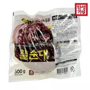 한성기업 한성 함경도 아바이식 찰순대 500g 냉장 순대