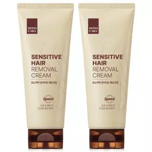 모노카라 대용량 제모크림 스피드 셀프 왁싱 제모제 200ml 2개