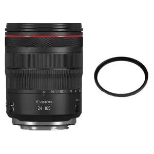 (컴온탑) 캐논 정품 RF 24-105mm F4 L IS USM 렌즈 (재고보유) + UV 77mm 필터