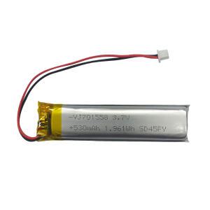 [KC인증] 리튬폴리머 3.7V YJ701558 530mAh
