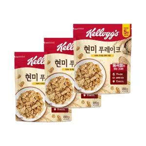 켈로그 현미후레이크, 550g, 3개