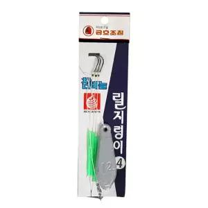 [금호조침]금호 월척 릴 지렁이 묶음바늘 채비 KF-344/KF-343