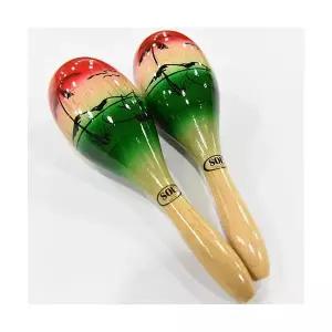 Sol 나무 마라카스 9인치(24cm) MR-8-2