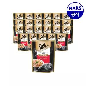 주식 파우치 참치와 닭고기 70g 24개