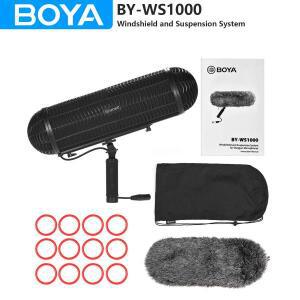 BOYA BY-WS1000 마이크 블라인드 윈드실드 서스펜션 시스템 샷건 캐논 니콘 DSLR 캠코더