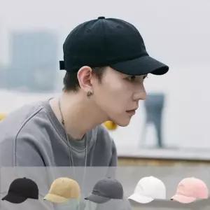 숏챙 담을고 심플무지 소두 볼캡 데일리 남자 5cm 여 소두모자 챙짧은모자 커플볼캡 여성모자
