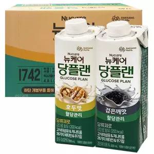 뉴케어 당플랜 검은깨+호두맛 혼합 (12팩씩) 200ml , 24개