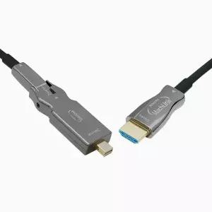 마하링크 AOC 분리형 MiniDP 1.4 to HDMI 2.1 8K 광케이블 10M ML-MD7 H 10