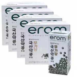 이롬 황성주박사의 국산 약콩두유 무가당 190ml x 64입