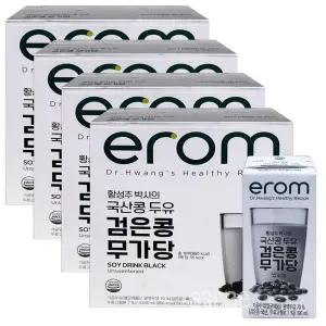 이롬 황성주박사의 국산콩두유 검은콩 무가당 190ml x 64입