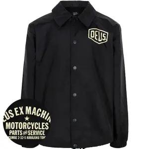 [DEUS EX MACHINA]데우스엑스마키나 블랙 하라주쿠 코치 자켓 DMW46821S BLACK