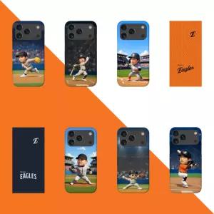 한국프로야구선수협회공식인증 한화이글스 강백호 김서현 문동주 노시환 iPhone 맥세이프 폰케이스