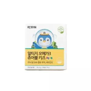 락피도 알티지 오메가3 츄어블 키즈 1개월분 90캡슐 x 2개