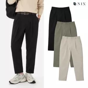 [NIX]남)나일론 원턱 9부 테이퍼드 팬츠(FNRMCNT130M)