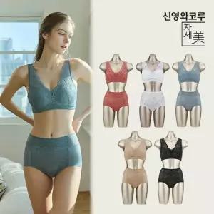 [신영와코루] 자세미 자세미인 브라팬티 10종_S52