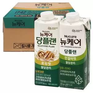 뉴케어 당플랜 인절미+호두맛 혼합(12팩씩) 200ml , 24개
