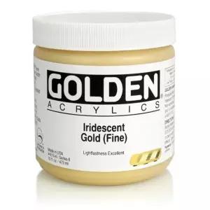 골덴 아크릴물감낱색/S6/4010 473ml/IridescentGold