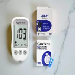 당화혈색소 혈당 측정기 검사기 당뇨 검사키트 식후 가정용 검사지 채혈침 포함