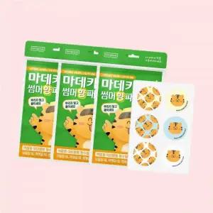 동국제약 마데카 여름 썸머 향 패치 24매 3개 모기 벌레 기피제 유아 키즈 어린이 캠핑 야외활동 밴드 스트