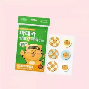 동국제약 마데카 여름 썸머 향 패치 24매 1개 모기 벌레 기피제 유아 키즈 어린이 캠핑 야외활동 밴드 스트