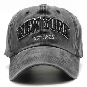 블랙카우 빈티지 워싱 NY 볼캡 뉴욕 캡모자 NEW YORK 야구모자 남녀공용