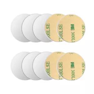 [유일] 10pcs 마그네틱 T0538 철판 플레이트 원형 실버 메탈