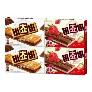 오리온 비쵸비 초코+딸기 125g 2개씩 (총 4개)