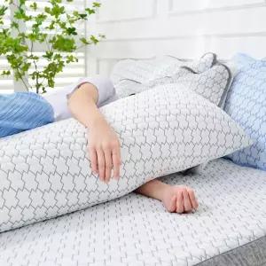 엠보 듀라론 냉감 쿨 바디필로우 죽부인 롱쿠션 긴베개