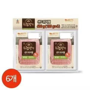 CJ 더건강한 샌드위치햄 100g x 6개 (14276316)