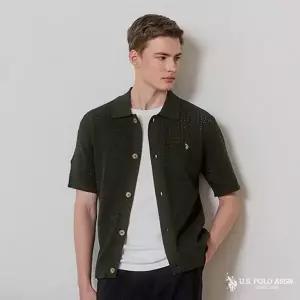 (현대홈쇼핑)U.S. POLO ASSN. USPA 26SS 남성 코튼 반팔가디건 2종 (HUPS269108)